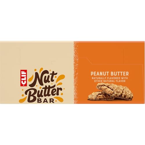 CLIF Nut Butter Bar - Peanut Butter - Energy Snack Bars - Non-GMO - USDA Organic - Plant Based - Low Glycemic - 1.76 oz. 5 Count (Pack of 6) - size: 5 Count (Pack of 6)