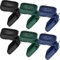 Hortsun 6 Pcs Portable Necklace Fan Bulk Gift, Black, Dark Green, Navy Blue - color: Black, Dark Green, Navy Blue