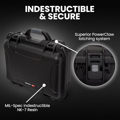 NANUK 920 Empty Hard Case – Waterproof Travel Hard Case, 16.7” x 13.4” x 6.8”, Dustproof & Impact-Resistant, Airline Carry-On Approved – Black - color: Black, style: Empty