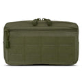 Tactical Molle Admin Pouch | Utility EDC Tool Pouch Bag | Backpack Strap Pouch | Battle Belt Accessories Pouch for Chest Vest Waist Gear - color: Army Green