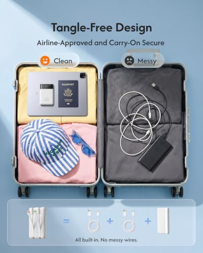 VEGER 10000mAh 22.5W Fast Charging Portable Charger with Built-in Cables | 0.4lb Slim USB C Power Bank, Small Battery Pack for iPhone 17/16/15/14/13 iPad Samsung, Flight Safe, Travel Essential, White - color: White
