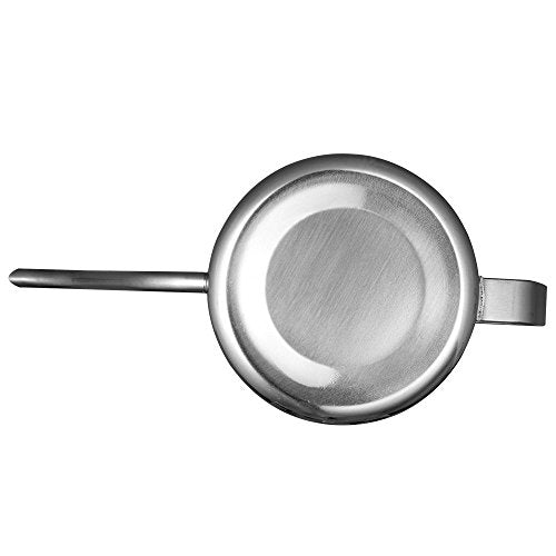 Long Narrow Spout Coffee Pot (12 Oz) Small Fine Stainless Pour Over Drip Coffee Pot Gooseneck Tea Kettle(Silver, 350ML) - color: Silver, size: 350ML