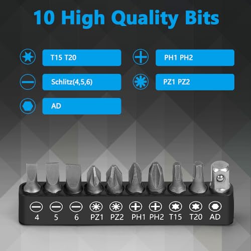 OSDUE Mini Ratchet Wrench Screwdriver Bit Set, 21 PCS Ratchet Screwdriver Set 1/4 Ultra Low Profile Micro Socket Set, High Torque Offset Reversible Screwdriver,w/Phillips, Hex for Tight Spaces - color: 21pcs Mini Ratchet Wrench Screwdriver Bit Set
