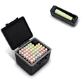 JJC AAA Battery Hard Case with Detachable Tester Checker for 44 Slots AAA | AAA Battery Case Storage Oragnizer for Household Batteries,Water-Resistant and Shockproof - size: For 44x AAA Battery