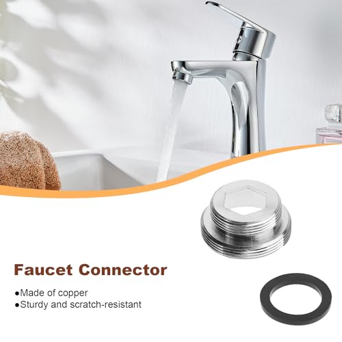 16 pcs Faucet Adapter Kit, CNYMANY Kitchen Aerator Adapter Set Male Female M22 Sink Faucet Adapter Connecting Garden Hose Water Filter Standard Hose via Diverter