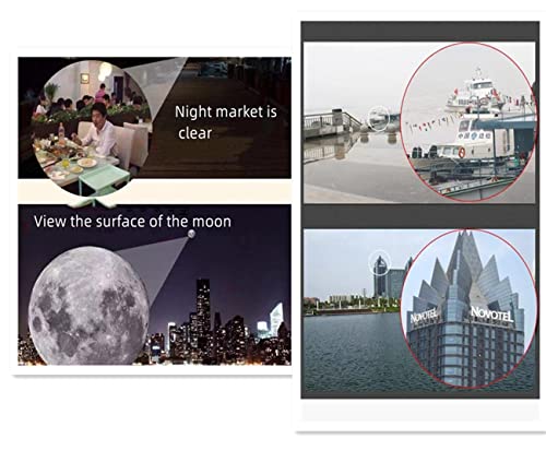 2000X24 Monocular Focus Optics Telescope onocular Power for Adults with Phone AdapterNight Vision Monocular Lightweight Pocket Monoscope with for Adults Teenager, 8000M/80000M Gifts