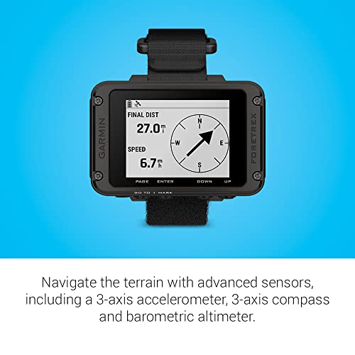 Garmin Foretrex 801, Wrist-Mounted GPS Navigation - style: No Strap