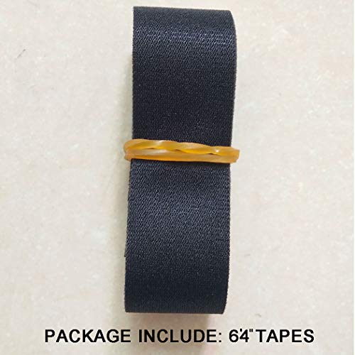 Waterproof Iron-On Seam Sealing Wetsuit Neoprene Fabric Fusing Adhesive Repair Tape (Black, 2M) - color: Black, size: 2M