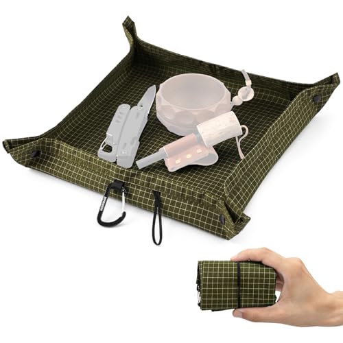 HIKEMAN Mini Hiking Seat Mat，Portable Lightweight Folding Mat，Outdoor Sitting Pad， Double-Sided Waterproof seat Cushion，Suitable Camping Seat for Picnic, Camping, Hiking