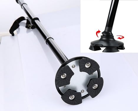Hurry Before They are Gone - Self Standing Cane - with a Base that has 4 Rubber feet for Stability and Light - Best Walking Cane - As Seen On TV Cane - Foldable - Adjustable - Wrist Strap | Rubber feet for Stability and Light - Best Walking Cane - As Seen