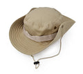 Outdoor Wide Brim Sun Protect Hat, Classic US Combat Army Style Bush Jungle Sun Cap for Fishing Hunting Camping - color: Light Khaki
