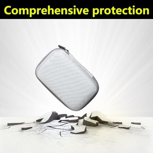 Anleo Hard Travel Case for Soundcore Select 4 Go Bluetooth Shower Speaker (Gray) - color: Gray