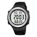 Hearkent 50M Waterproof Pedometer Watch No APP Fitness Tracker Watch - color: Black