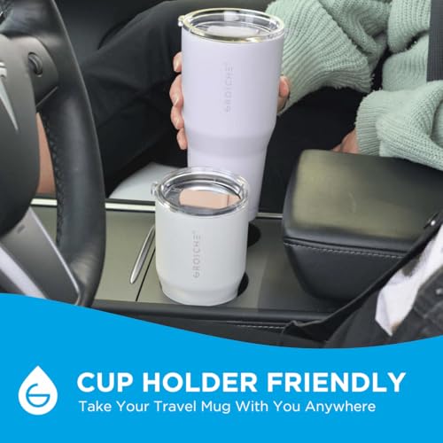 GROSCHE Yukon Triple Insulated Coffee Travel Mug with Lid - 20 oz Lavander - color: Lavender, size: 20 Ounces