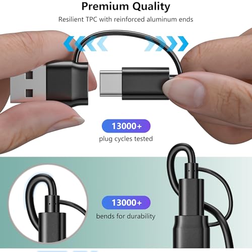YIFYSUN 5-in-2 Multi Charging Cable for Apple Watch Charger : USB A/C Input, Type C/IP/Micro USB/Mini B Cable Cord for iWatch Ultra/SE/10-1/iPhone 17-11/Galaxy S25-S20/Garmin GPS-Black, 4FT - color: Black