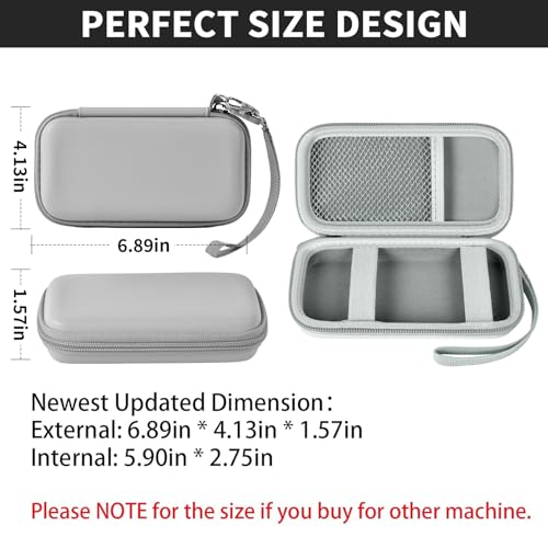 Power Bank Case for Anker MagGo 633/622/621/321 Portable Charger, Box Only - color: Pale Gray, size: Medium