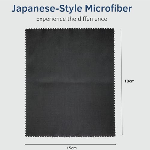 60 Pack Japanese-Style Premium Microfiber Glasses Cleaning Cloth Streak & Scratch-Free Lens Cleaning Cloth – Safe for Eyeglasses, Sunglasses, Glasses Cleaner, Lens Wipes, iPhone & Screens - size: 60 Pack