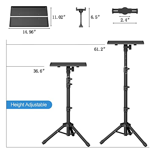 Facilife Projector Stand - Adjustable Height 22 to 63 Inches, Tripod for Laptop & Projector, Outdoor Movies - size: 22-63 Inches