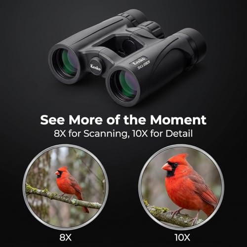 Kenko 8x26 Binoculars SG EX OP WP - Compact Binoculars with Japanese Engineering, Waterproof for Hiking & Cruise Ship - Ultra-Lightweight Wide View One-Hand Focus 122105 - style: 8x26