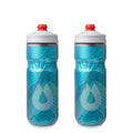 HydraPak Polar Surge Insulated Bike Water Bottle (20oz, Ascent Blue) - color: Ascent Blue, style: 20oz/600ml