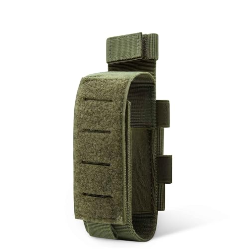 Upgrade Laser Cut 1000D Molle Torniquet Pouch, Tactical Medical Tourniquet Pouch Holster - color: Pouch Only-GREEN