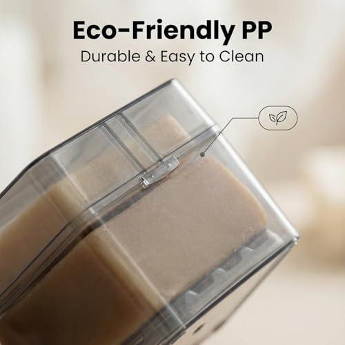 Travel Soap Container with Draining Layer, Square Soap Dish Bar Soap Holder for Shower with Lid Soapbox Bathroom Soap Dishes fit Dr Squatch Bars for Traveling Vonpri (Transparent Black Large) - color: Transparent Black Large