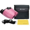 Barska Colorado 10x25 Compact Binoculars – Lightweight Pink Binoculars with BK-7 Porro Prisms, Fully Coated Optics, Center Focus, Ideal for Hiking, Bird Watching & Travel