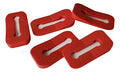 Mom's Choice Award Stove Knob Locks | 5-Pack Silicone Child Safety Lock Set | Safe, Sturdy & Heat-Resistant | Fits Small, Medium, Large Push Turn Knobs to Prevent Accidental Use - Red - color: Red