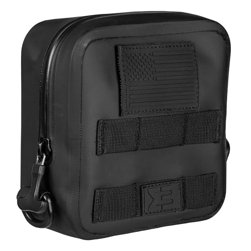 SealBags Water Resistant Tactical MOLLE Pouch for Hiking, Tools and Camping Gear. Durable Thermoplastic Design and Molle Compatible with Backpacks, Tactical Belts, Waist Bags and More