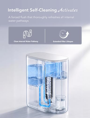 Leysern Countertop Reverse Osmosis Water Filter with UV, No Installation - style: Water Pitcher