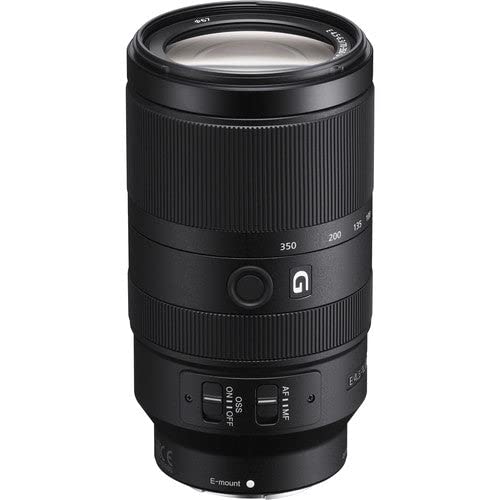 Sony Alpha 70-350mm F4.5-6.3 G OSS Super-Telephoto APS-C Lens, Black