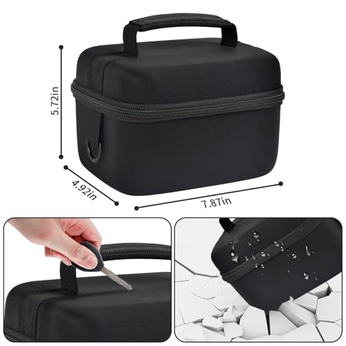 Comecase Large Travel 4K Vlogging Camera Case for Duluvulu/for AUREAPIX | Outdoor Camera Storage with 2 Dividers and Mesh Pocket, for Vloggers and Content Creators, Trip Ready, Jet Black - Case Only - color: Jet Black, size: L