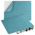 2Pcs Self-Adhesive Linen Fabric Patches, Quick Repair for Sofas, Tents, Car Seats/8" x 12", Blue - color: Blue