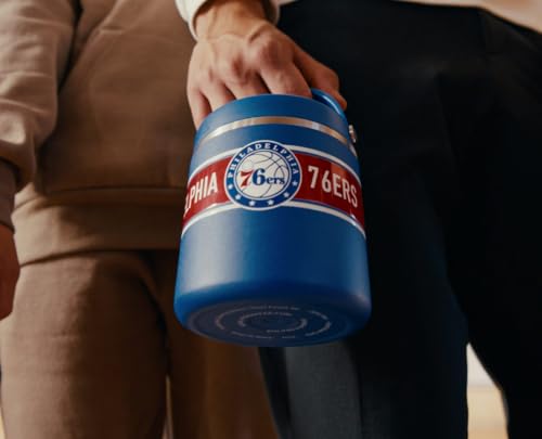Hydrapeak x NBA Officially Licensed Phoenix Suns 25oz Stainless Steel Vacuum Insulated Thermos Food Jar with Handle, Wide Mouth Leak-Proof Soup Thermos for Adults, 10 Hours Hot and 16 Hours Cold - color: Phoenix Suns, size: NBA 25oz