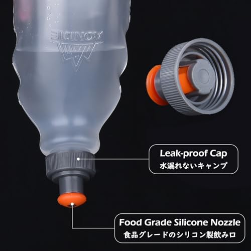 Running Water Bottle Handheld Plastic Flask Hydration Vest Packs Waist Belt Replacement for Runners Marathon Cycling Hiking - color: 01 Water Bottles - 170ml/5.7oz - 2 Packs