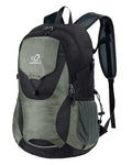 WATERFLY Lightweight Packable Hiking Backpack, 30L Day Pack | Foldable, Water Resistant Travel Daypack with Multiple Pockets, Wet Pocket, Ultralight Day Pack for Woman Man, Everyday Carry - color: Black & Grey