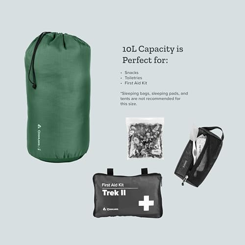 Coghlan’s Stuff Sacks & Ditty Bag Sets – Lightweight Ripstop or Mesh Storage Bags for Organizing Camping, Hiking, and Travel Gear - style: 10l