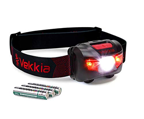Vekkia Ultra Bright Headlamp LED Lights-5 Lighting Modes - color: Jet Black