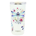 Drinco - 20 oz Stainless Steel Tumbler | Double Walled Vacuum Insulated Mug With Lid, 2 Straws, For Hot & Cold Drinks (20oz Dragonfly) - color: 20oz Dragonfly