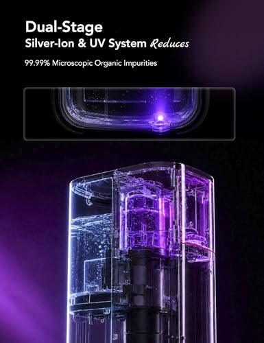 Leysern Countertop Reverse Osmosis Water Filter with UV, No Installation - style: Standard