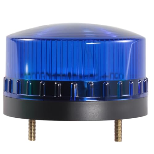 Industrial Round Beeper Warning Light D-5061-J Blue AC 110V-120V 75dB Steady - color: Blue Steady, style: 110V