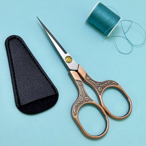 Small Sharp Scissors, 5 Inch Embroidery Hair Trimming Scissors