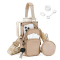 Water Bottle Carrier with Strap, Water Bottle Holder for Daily Use - color: Coffee