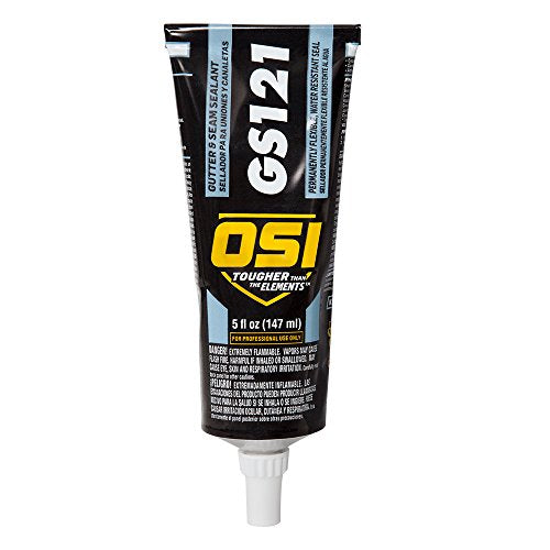 OSI GS121 Gutter and Seam Sealant White, 5 fl oz - size: 5 fl oz