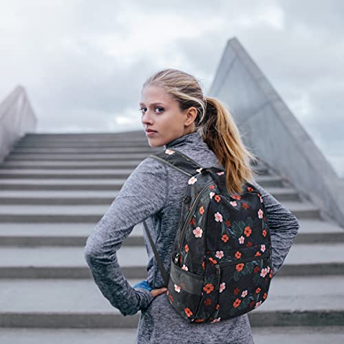 G4Free 20L Small Foldable Ultralight Waterproof Backpack for Camping Hiking Cycling Men Women - color: B-flower Black, size: 20L
