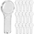 SenseYo 15 PCS Mini Magnifying Glass for Kids 5X 10X Small Clear Kid Magnifier for Seniors Reading Close Work Book Newspaper Study Hobby Nature Exploration Scientific Activities - size: 15