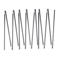 Aluminum Tent Poles Replacement, Black Pre-Assembled Tent Pole, 7001 T6 Heated Camping Tent Rod - color: 25ft 2 Poles