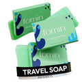 FOMIN Paper Soap Sheets for Hand Washing - 300 Tea Tree Travel Soap Sheets - color: Tea Tree (Pack of 3)