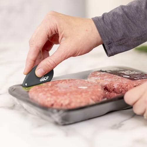 Slice Micro Safety Cutter | Safe Ceramic Box Cutter Lasting 11x Longer than Metal | Keychain Box Opener | 1 Pack | Millennial Gray - color: Millennial Gray, size: 1 Pack