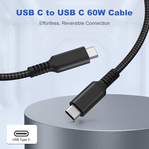 Basesailor for MacBook Pro Air 4 in 1 USB C Cable 3.3ft,60W Fast Charging - color: Purple, size: 3.3FT/1M